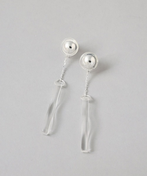 HARE(ハレ)の「waveクリアデザインイヤリング(HARE)(イヤリング・レディース・シルバー・FREE)」の6枚目の写真