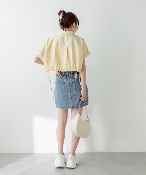 Alice + Olivia デニムミニスカート ❣️25新作 新品♡ Alice+Olivia デニムミニスカート♡ 681