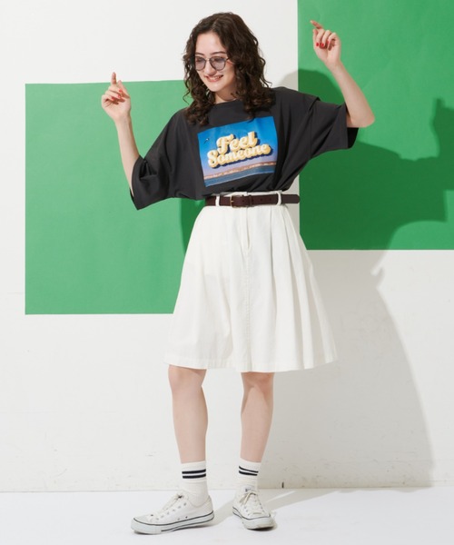 MERLOT(メルロー)の「相良刺繍フォトT(Tシャツ/カットソー・レディース・ホワイト/イエロー/ブラック・FREE)」の17枚目の写真