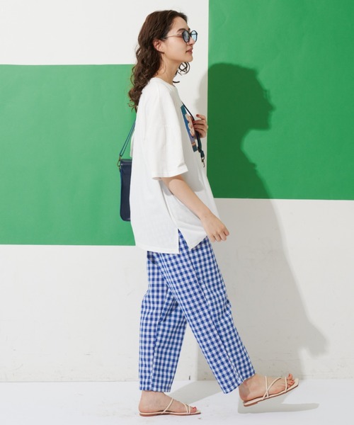 MERLOT(メルロー)の「相良刺繍フォトT(Tシャツ/カットソー・レディース・ホワイト/イエロー/ブラック・FREE)」の9枚目の写真