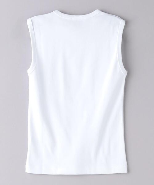 UNITED ARROWS(ユナイテッドアローズ)の「コットンフライス ノースリーブ カットソー(Tシャツ/カットソー・レディース・ホワイト/ライトグレー/ブラック・FREE)」の20枚目の写真