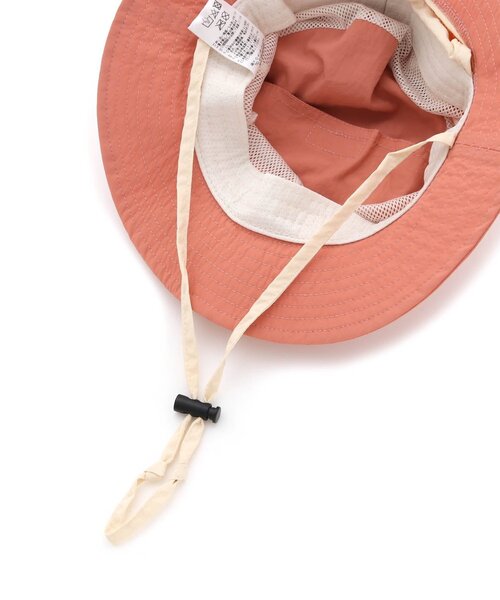 apres les cours(アプレレクール)の「【日よけ付き/UVカット/接触冷感/撥水加工】バイカラーアウトドアハット(ハット・キッズ・ラベンダー/ピンク/レインボー・48/50/52/54)」の4枚目の写真