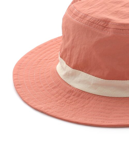 apres les cours(アプレレクール)の「【日よけ付き/UVカット/接触冷感/撥水加工】バイカラーアウトドアハット(ハット・キッズ・ラベンダー/ピンク/レインボー・48/50/52/54)」の13枚目の写真