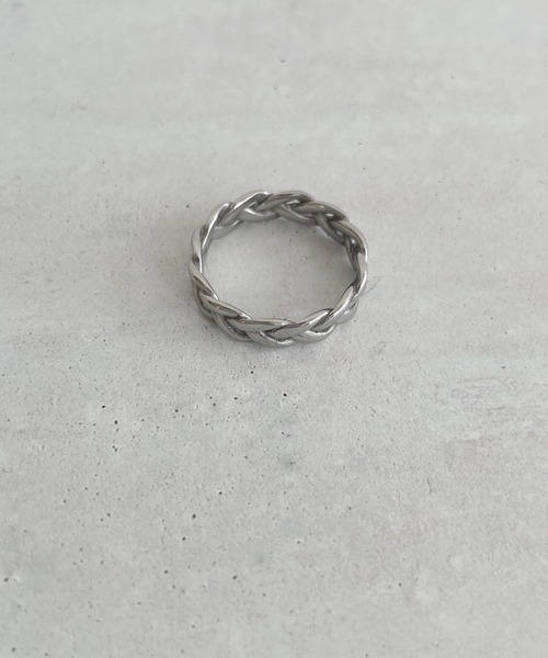 thank U more(サンキューモア)の「金属アレルギー対応 【サージカルステンレス316L】ケーブル チェーン リング(リング・レディース・シルバー/ゴールド・9/11/13)」の5枚目の写真