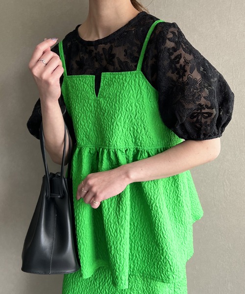 かぐれ　ジャガードキャミソール かぐれ tシャツ ジャガードキャミソール レディース : ZOZOTOWN