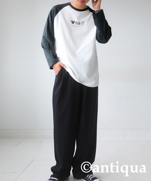 antiqua（アンティカ）の「綿100%アニマルロゴロンＴ（Tシャツ/カットソー・レディース・ブルー系その他/グリーン系その他/ブラック系その他・FREE）」の14枚目の写真