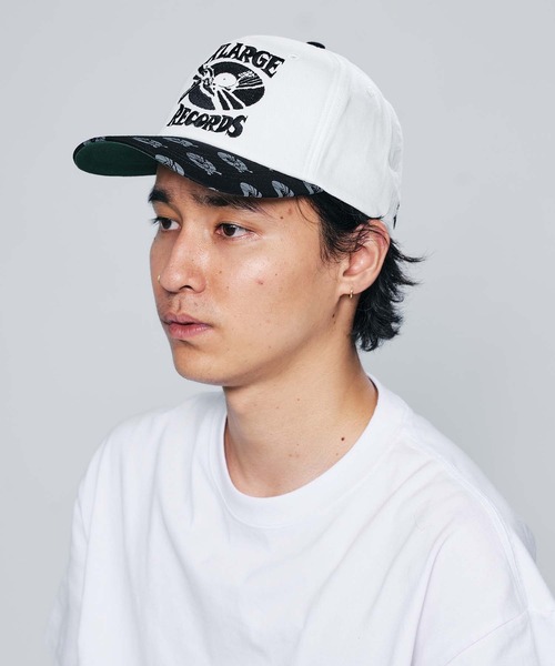 XLARGE(エクストララージ)の「BREAK THE RECORDS CAP(キャップ・メンズ・ホワイト/ブラック・ONE SIZE)」の8枚目の写真