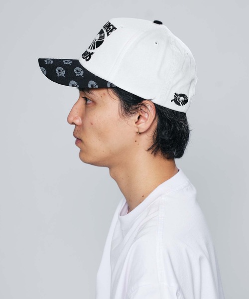 XLARGE(エクストララージ)の「BREAK THE RECORDS CAP(キャップ・メンズ・ホワイト/ブラック・ONE SIZE)」の9枚目の写真