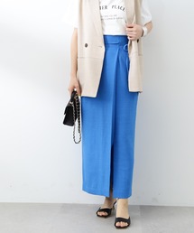 N.（N. Natural Beauty Basic） | 【S Size Line】◆ドライタッチラップ風スカート(スカート)