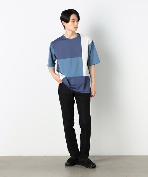 COMME CA ISM（コムサイズム）の「【ウォッシャブル】ストレッチ ドビー スキニー パンツ（その他パンツ・メンズ・ブラック/グレイッシュベージュ/ネイビー/チャコール・SMALL/MEDIUM/LARGE/X-SMALL/X-LARGE）」の6枚目の写真