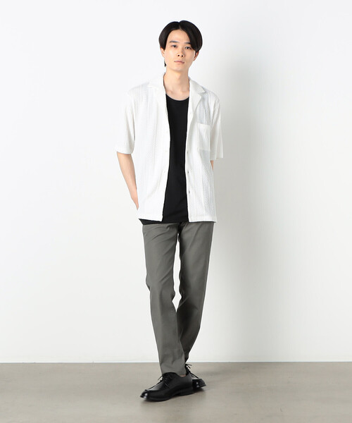COMME CA ISM（コムサイズム）の「【ウォッシャブル】ストレッチ ドビー スキニー パンツ（その他パンツ・メンズ・ブラック/グレイッシュベージュ/ネイビー/チャコール・SMALL/MEDIUM/LARGE/X-SMALL/X-LARGE）」の7枚目の写真