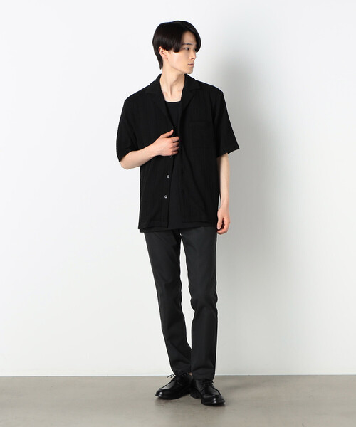 COMME CA ISM（コムサイズム）の「【ウォッシャブル】ストレッチ ドビー スキニー パンツ（その他パンツ・メンズ・ブラック/グレイッシュベージュ/ネイビー/チャコール・SMALL/MEDIUM/LARGE/X-SMALL/X-LARGE）」の9枚目の写真