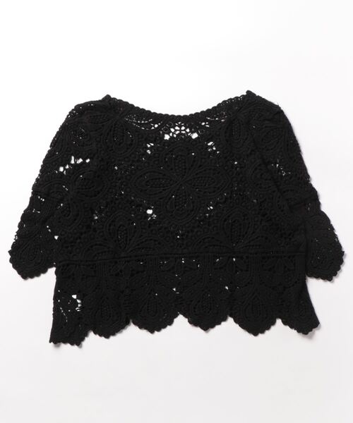 BOTT クロシェ トップス SPARKLE STITCHED CREWNECK｜BOTT｜TOPS