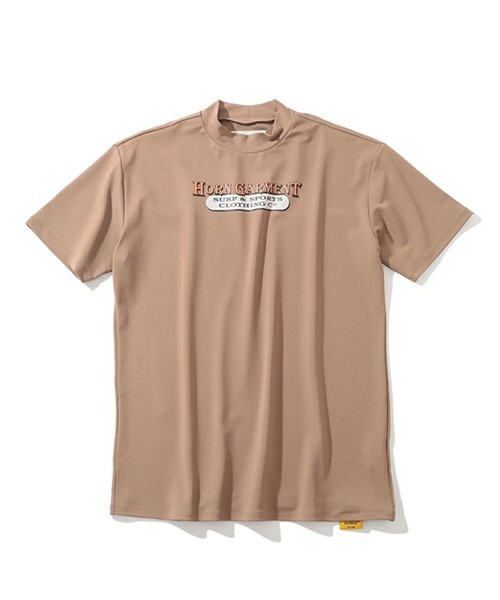 HORN GARMENT（ホーンガーメント）の「HORN GARMENT/ホーンガーメント Republis Mock Neck Tee モック半袖Tシャツ（Tシャツ/カットソー・メンズ・ターコイズブルー/ブラウン/ホワイト・48/50/46）」の11枚目の写真