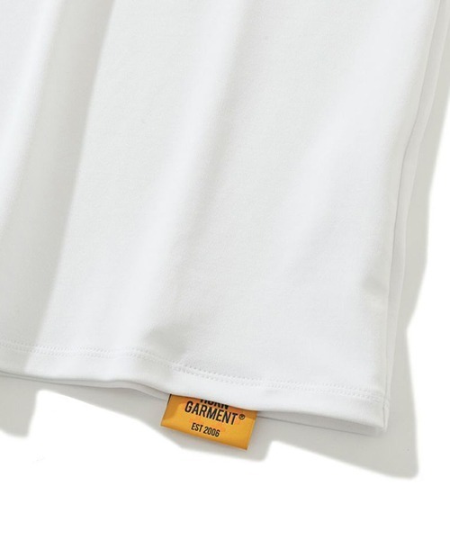 HORN GARMENT（ホーンガーメント）の「HORN GARMENT/ホーンガーメント Republis Mock Neck Tee モック半袖Tシャツ（Tシャツ/カットソー・メンズ・ターコイズブルー/ブラウン/ホワイト・48/50/46）」の6枚目の写真