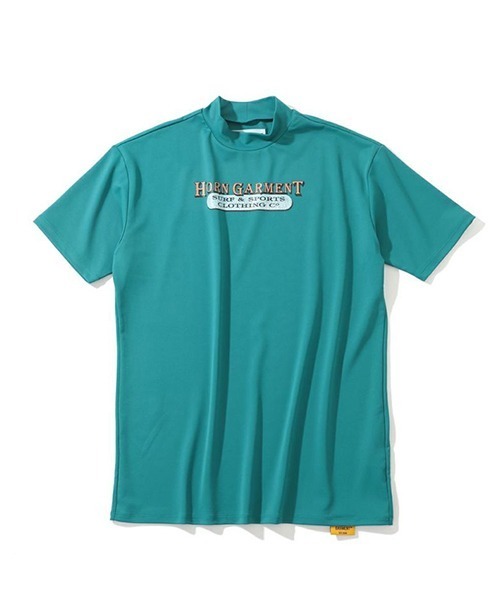 HORN GARMENT（ホーンガーメント）の「HORN GARMENT/ホーンガーメント Republis Mock Neck Tee モック半袖Tシャツ（Tシャツ/カットソー・メンズ・ターコイズブルー/ブラウン/ホワイト・48/50/46）」の14枚目の写真