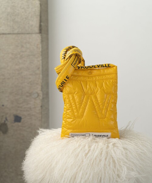 FREAK'S STORE（フリークスストア）の「VAUDEVILLE/ボードビル ▽【限定展開】VVキルトショルダー（ショルダーバッグ/サコッシュ）（ショルダーバッグ・レディース・ホワイト/ブラック/パープル/イエロー/ブルー・ONE SIZE）」の5枚目の写真