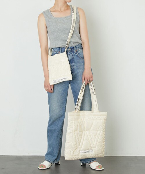 FREAK'S STORE（フリークスストア）の「VAUDEVILLE/ボードビル ▽【限定展開】VVキルトショルダー（ショルダーバッグ/サコッシュ）（ショルダーバッグ・レディース・ホワイト/ブラック/パープル/イエロー/ブルー・ONE SIZE）」の17枚目の写真