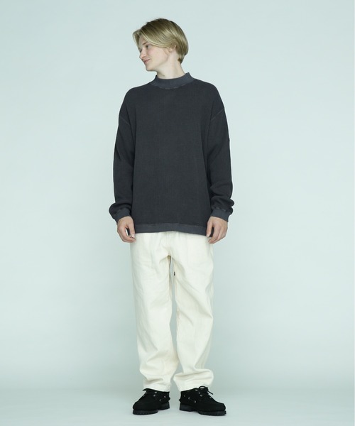 MANASTASH（マナスタッシュ）の「MANASTASH/マナスタッシュ/HEAVY SNUG THERMAL MOCK NECK（Tシャツ/カットソー・メンズ・タン/ナチュラル/パープル/ブラック・2XL/XL/L/M）」の13枚目の写真