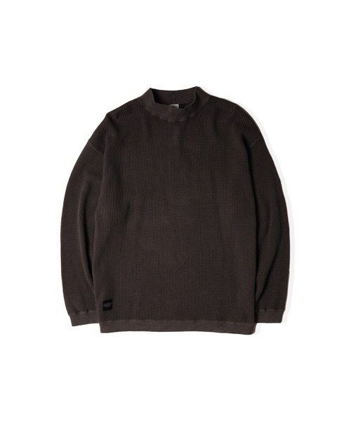 MANASTASH（マナスタッシュ）の「MANASTASH/マナスタッシュ/HEAVY SNUG THERMAL MOCK NECK（Tシャツ/カットソー・メンズ・タン/ナチュラル/パープル/ブラック・2XL/XL/L/M）」の14枚目の写真