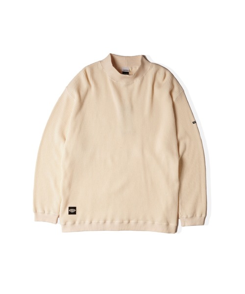 MANASTASH（マナスタッシュ）の「MANASTASH/マナスタッシュ/HEAVY SNUG THERMAL MOCK NECK（Tシャツ/カットソー・メンズ・タン/ナチュラル/パープル/ブラック・2XL/XL/L/M）」の18枚目の写真