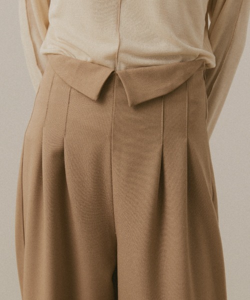 moi tytto（モイテュット）の「ウエストデザインハイウエストパンツ【セットアップ可能】（その他パンツ・レディース・ブラウン/ベージュ/ブラック・SMALL/MEDIUM）」の9枚目の写真