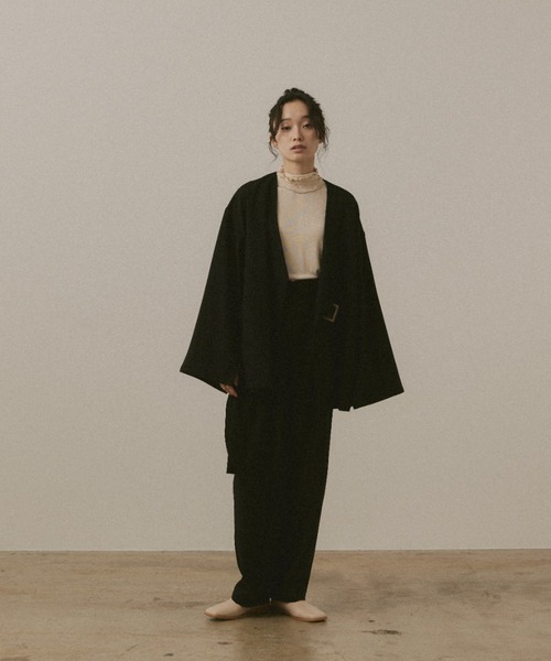 moi tytto（モイテュット）の「ウエストデザインハイウエストパンツ【セットアップ可能】（その他パンツ・レディース・ブラウン/ベージュ/ブラック・SMALL/MEDIUM）」の11枚目の写真