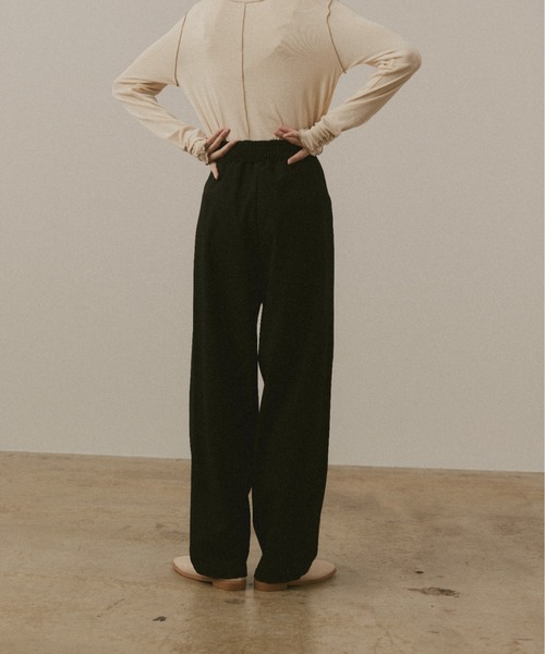 moi tytto（モイテュット）の「ウエストデザインハイウエストパンツ【セットアップ可能】（その他パンツ・レディース・ブラウン/ベージュ/ブラック・SMALL/MEDIUM）」の12枚目の写真