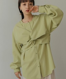 Bab | フロントねじりビスチェ風ブラウス(シャツ/ブラウス)