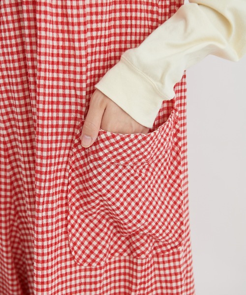 bulle de savon（ビュルデサボン）の「ちぢみgingham tsunagi（その他