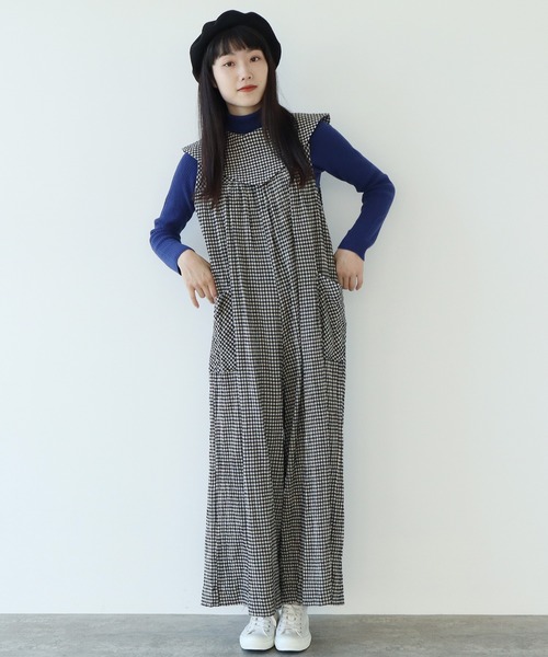 bulle de savon（ビュルデサボン）の「ちぢみgingham tsunagi（その他