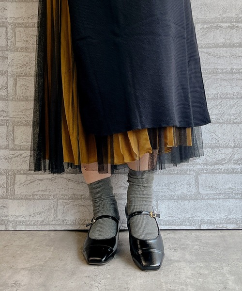 Noubel Voug Relax（ヌーベルヴォーグリラックス）の「ストレートチップ メリージェーン パンプス（パンプス・レディース・ブラック/ベージュ/アイボリー・M/LL/3L/L/S）」の10枚目の写真