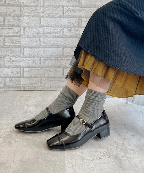 Noubel Voug Relax（ヌーベルヴォーグリラックス）の「ストレートチップ メリージェーン パンプス（パンプス・レディース・ブラック/ベージュ/アイボリー・M/LL/3L/L/S）」の11枚目の写真