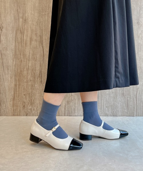 Noubel Voug Relax（ヌーベルヴォーグリラックス）の「ストレートチップ メリージェーン パンプス（パンプス・レディース・ブラック/ベージュ/アイボリー・M/LL/3L/L/S）」の12枚目の写真