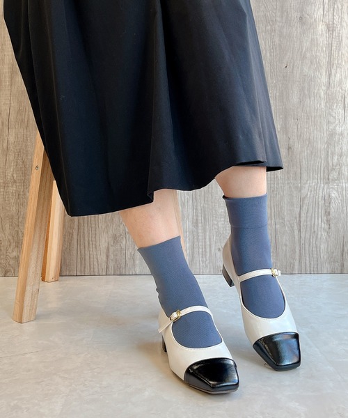 Noubel Voug Relax（ヌーベルヴォーグリラックス）の「ストレートチップ メリージェーン パンプス（パンプス・レディース・ブラック/ベージュ/アイボリー・M/LL/3L/L/S）」の13枚目の写真