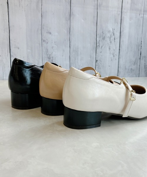 Noubel Voug Relax（ヌーベルヴォーグリラックス）の「ストレートチップ メリージェーン パンプス（パンプス・レディース・ブラック/ベージュ/アイボリー・M/LL/3L/L/S）」の5枚目の写真