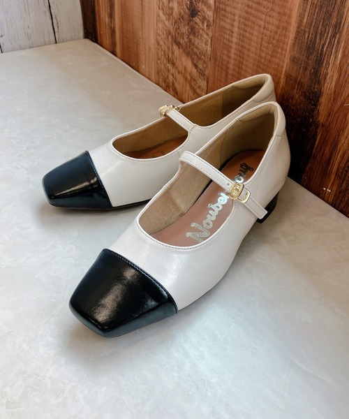 Noubel Voug Relax（ヌーベルヴォーグリラックス）の「ストレートチップ メリージェーン パンプス（パンプス・レディース・ブラック/ベージュ/アイボリー・M/LL/3L/L/S）」の6枚目の写真