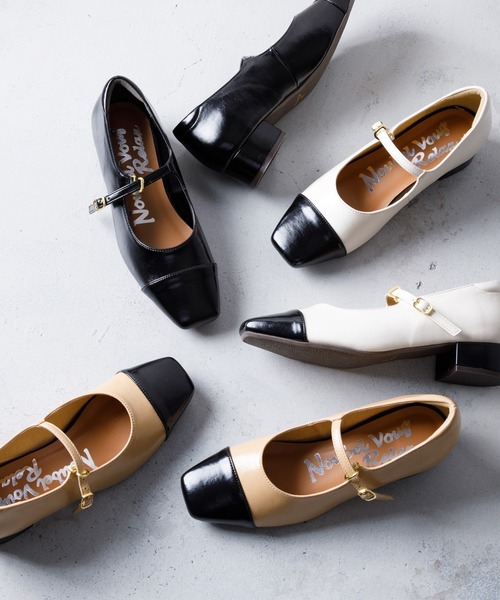 Noubel Voug Relax（ヌーベルヴォーグリラックス）の「ストレートチップ メリージェーン パンプス（パンプス・レディース・ブラック/ベージュ/アイボリー・M/LL/3L/L/S）」の22枚目の写真