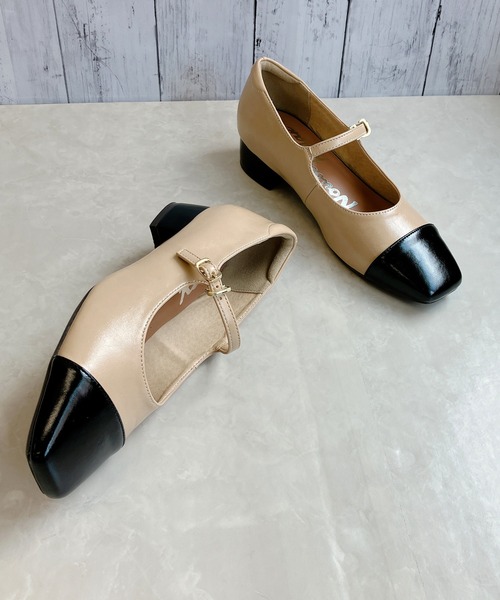 Noubel Voug Relax（ヌーベルヴォーグリラックス）の「ストレートチップ メリージェーン パンプス（パンプス・レディース・ブラック/ベージュ/アイボリー・M/LL/3L/L/S）」の18枚目の写真