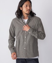 【WEB限定】SHIPS: MADE IN JAPAN ワンポイントロゴ 微起毛 ボタンダウンシャツ