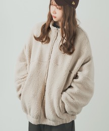 【UAU】ボア スタンドジップ ブルゾン