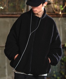 【UAU】ボア スタンドジップ ブルゾン