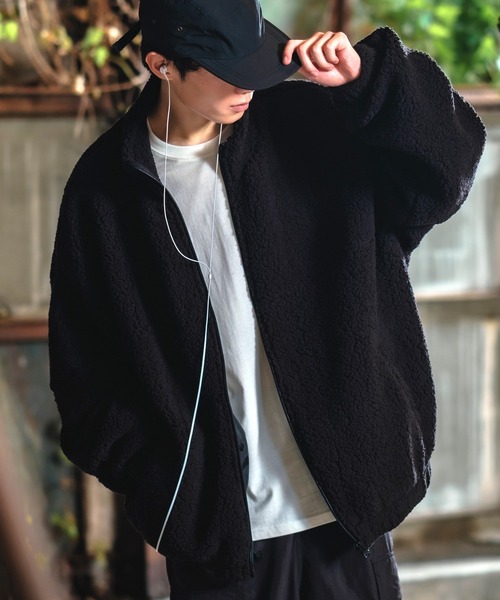 improves（インプローブス）の「【UAU】ボア スタンドジップ ブルゾン（ブルゾン・メンズ・グレイッシュベージュ/オフホワイト/ブラック・LARGE/MEDIUM/X-LARGE）」の9枚目の写真