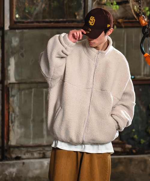 improves（インプローブス）の「【UAU】ボア スタンドジップ ブルゾン（ブルゾン・メンズ・グレイッシュベージュ/オフホワイト/ブラック・LARGE/MEDIUM/X-LARGE）」の14枚目の写真