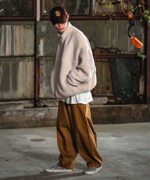 improves（インプローブス）の「【UAU】ボア スタンドジップ ブルゾン（ブルゾン・メンズ・グレイッシュベージュ/オフホワイト/ブラック・LARGE/MEDIUM/X-LARGE）」の18枚目の写真