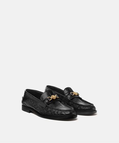 クロコ型押し メドゥーサ '95 ローファー（ローファー）｜VERSACE（ヴェルサーチ）