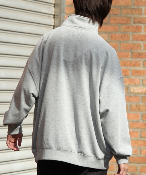 U.S. POLO ASSN.(ユーエスポロアッスン)の「【U.S. POLO ASSN./ユーエスポロアッスン】ロゴ刺繍 配色切り替え裏毛ハーフジップトレーナー(スウェット・メンズ・ネイビー/ブラック/アッシュグレー・M/L/LL)」の15枚目の写真