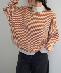 TRIANGLE PALETTE | ストライプニット(ニット/セーター)