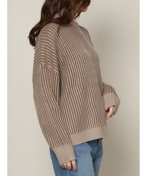 TRIANGLE PALETTE（トライアングルパレット）の「ストライプニット