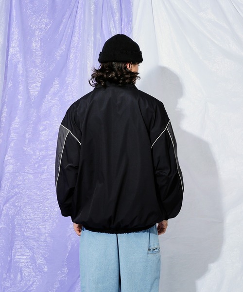 Adoon plain（アドーンプレーン）の「blocking over blouson（ブルゾン・メンズ・グレー/ブラック・MEDIUM/LARGE）」の13枚目の写真
